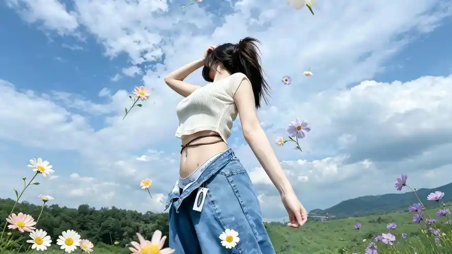 3k人像壁纸-夏日 - 女生-好看「哲风壁纸」