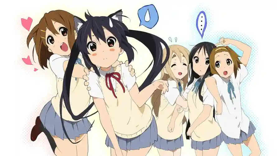 2k动漫壁纸-少女 - 校服-汗滴「哲风壁纸」
