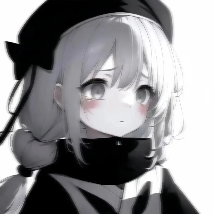 4k动漫壁纸 - 头像 - 害羞 - 少女「哲风壁纸」