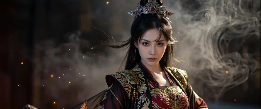 3k冷艳壁纸-古风 - 玄幻-英气「哲风壁纸」