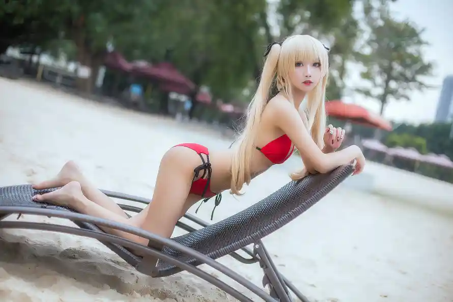 6k夏日壁纸-少女 - 户外-水着「哲风壁纸」