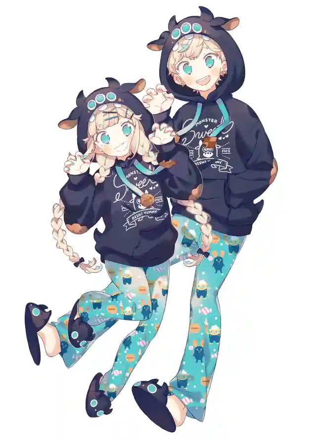 4k卡通壁纸 - 可爱 - 少女 - 少年「哲风壁纸」