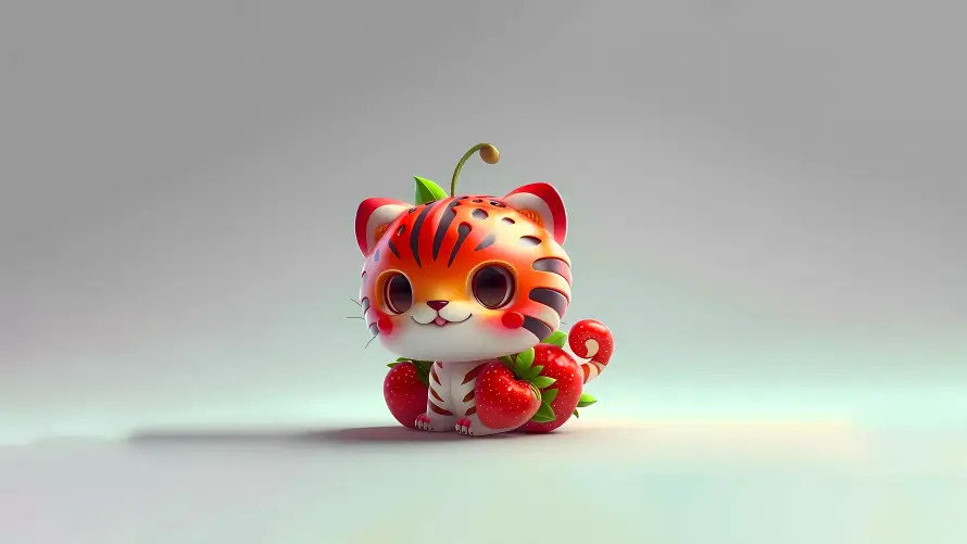 4k3D壁纸-Q版 - 卡通-可爱「哲风壁纸」
