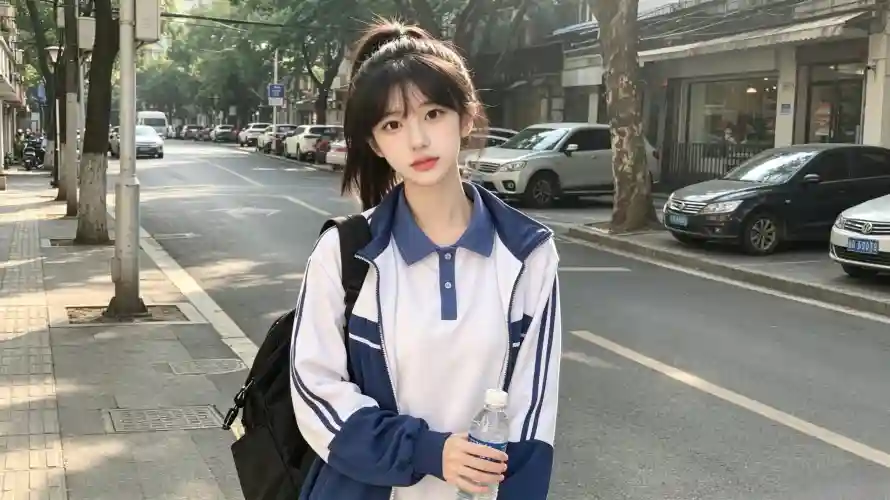 3k女生壁纸-好看 - 户外-街边「哲风壁纸」