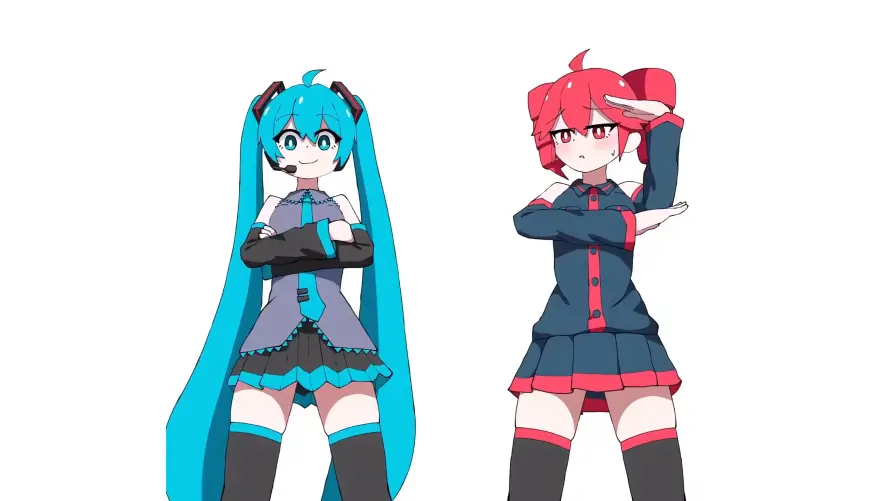 3k制服壁纸-少女 - 抽象-简约「哲风壁纸」