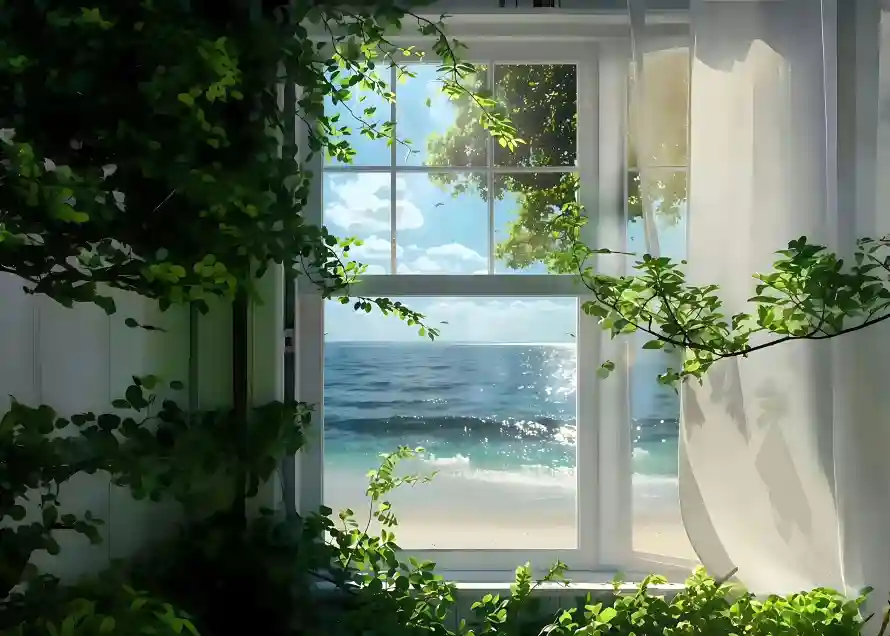 4k大海壁纸-沙滩 - 治愈-海景「哲风壁纸」