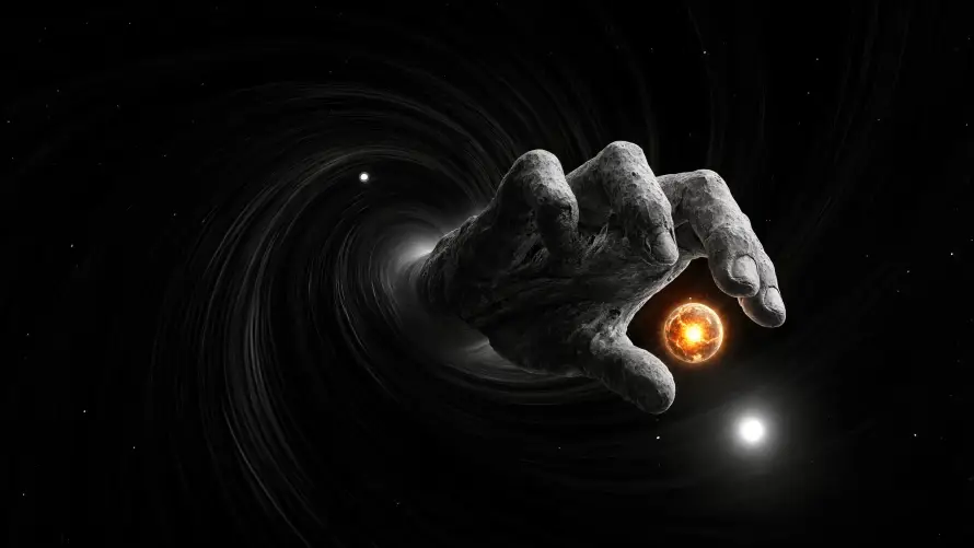 5k创意壁纸-大手 - 宇宙-幻想「哲风壁纸」