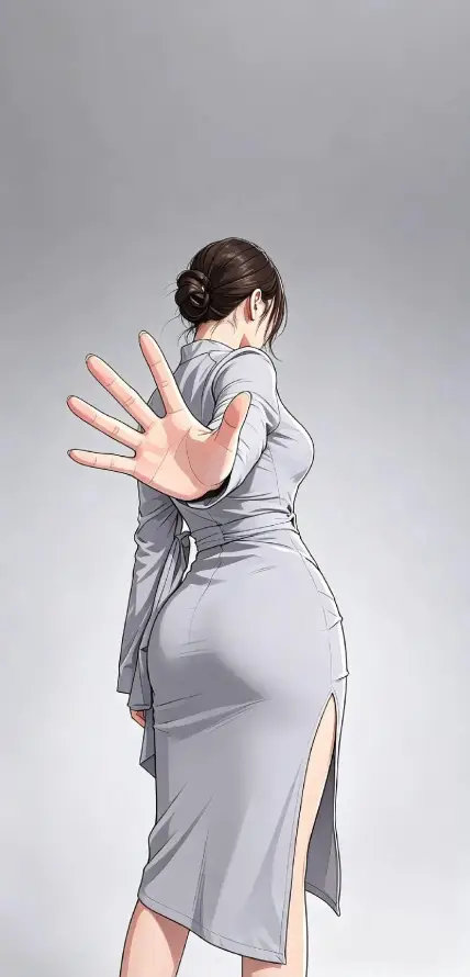 4k伸手壁纸 - 侧身 - 回头 - 国风「哲风壁纸」