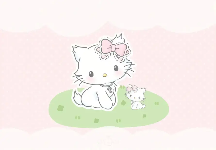 2k卡通壁纸-可爱 - 治愈-猫咪「哲风壁纸」