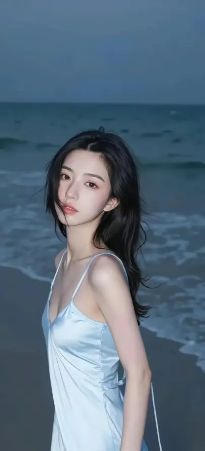 4k人像壁纸 - 好看 - 海滩 - 海边「哲风壁纸」