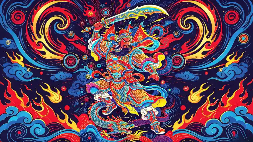 3k国风壁纸-好看 - 彩绘-武将「哲风壁纸」