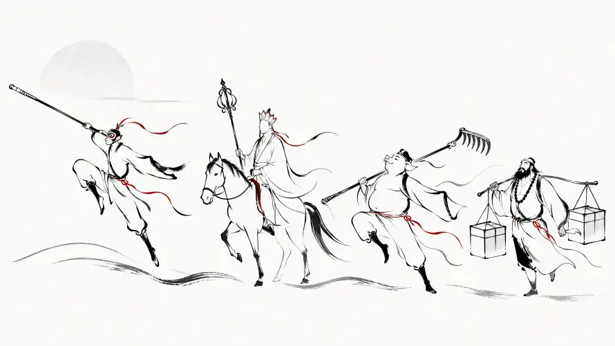 4k人物壁纸-古风 - 唐僧-国风「哲风壁纸」