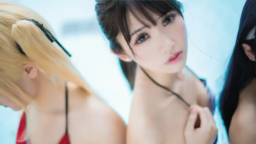 6k性感壁纸-日系 - 泳装-白皙「哲风壁纸」