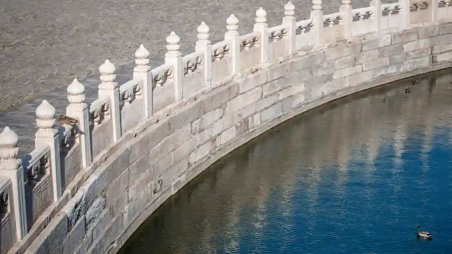 2k故宫壁纸-水禽 - 河畔-河道「哲风壁纸」