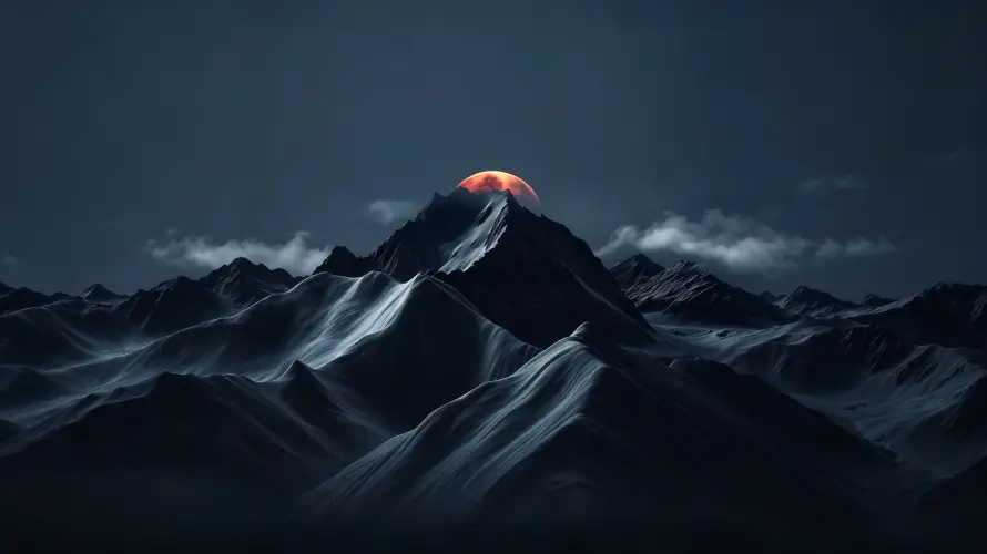 4k云层壁纸 - 好看 - 山景 - 山脉「哲风壁纸」