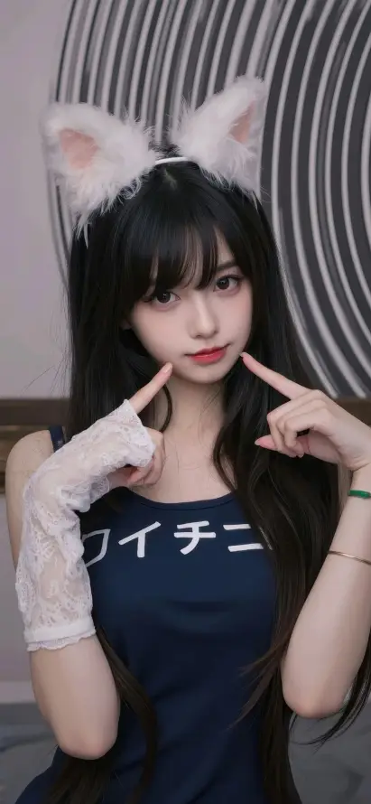 4k可爱壁纸 - 吊带 - 室内 - 少女「哲风壁纸」