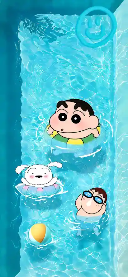 4kQ版壁纸 - 卡通 - 夏日 - 小白「哲风壁纸」