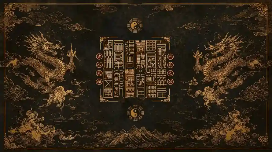 3k中式壁纸-八卦 - 国风-复古「哲风壁纸」