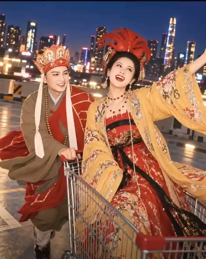 4k古装壁纸 - 唐僧 - 国风 - 夜景「哲风壁纸」