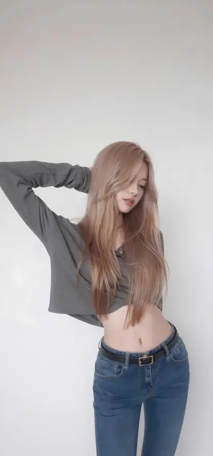 4k皮带壁纸 - 简约 - 纤腰 - 美女「哲风壁纸」