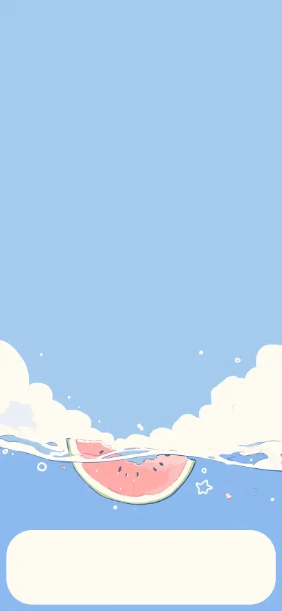 4k卡通壁纸 - 夏日 - 气泡 - 水果「哲风壁纸」