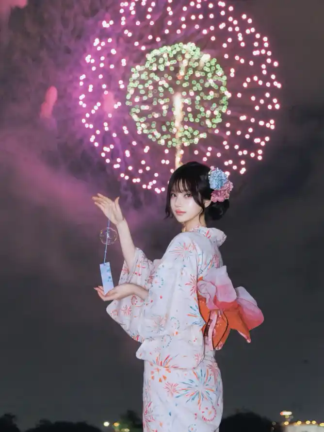 4k人像壁纸 - 写真 - 发饰 - 和服「哲风壁纸」