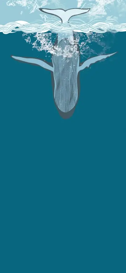 4k插画壁纸 - 水面 - 治愈 - 海洋「哲风壁纸」