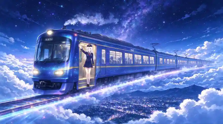 4k云海壁纸-列车 - 夜空-星光「哲风壁纸」 4k云海壁纸-列车 - 夜空-星光「哲风壁纸」