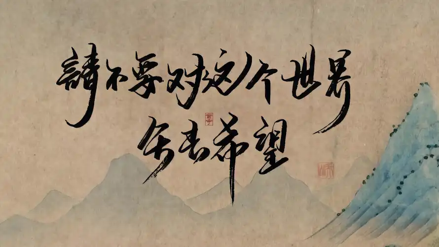 4k书法壁纸-剑来 - 古风-国风「哲风壁纸」