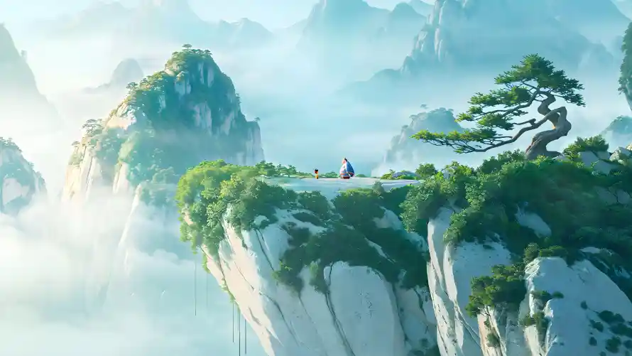 4k云海壁纸-云雾 - 仙境-仙山「哲风壁纸」