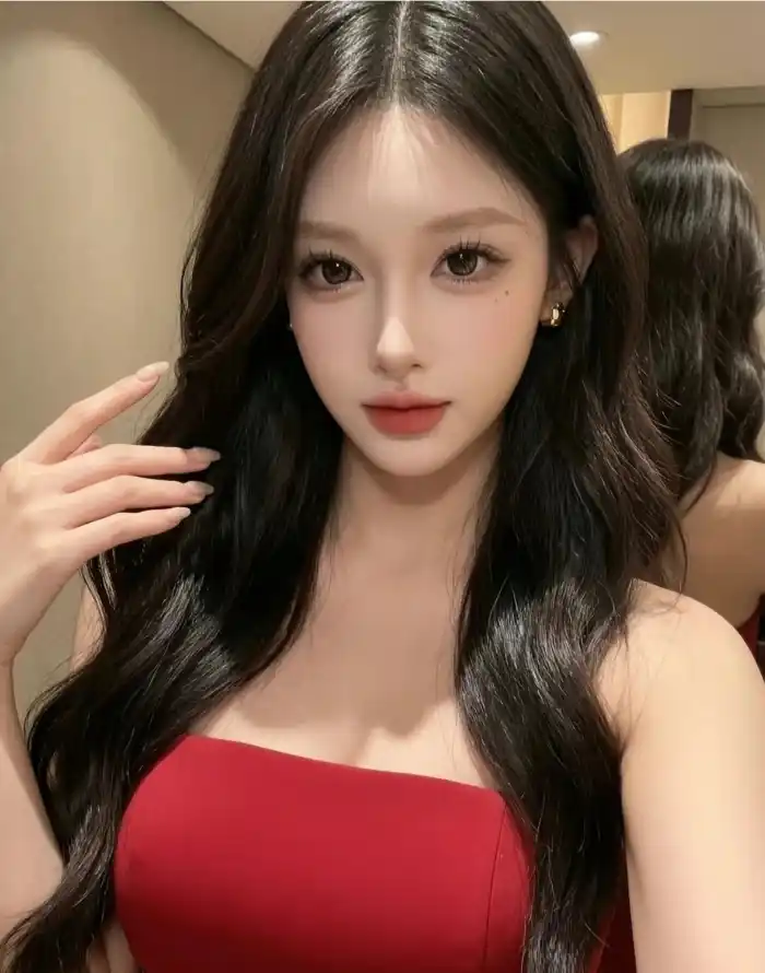 4k美女壁纸 - 耳钉 - 氛围感 - 长美甲「哲风壁纸」