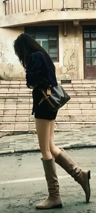 4k人像壁纸 - 美女 - 街拍 - 长发「哲风壁纸」