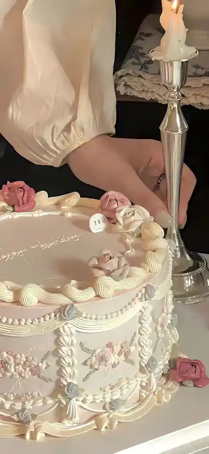 4k暖调壁纸 - 烛光 - 甜品 - 蛋糕「哲风壁纸」