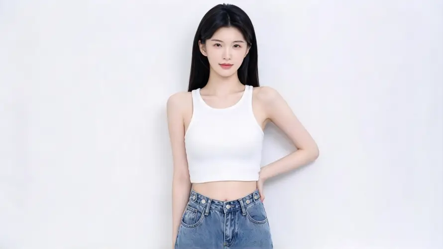 2k少女壁纸-气质 - 清纯-简约「哲风壁纸」