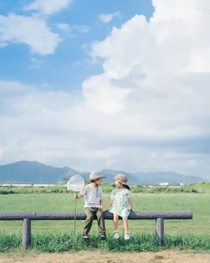 4k夏日壁纸 - 孩童 - 户外 - 治愈「哲风壁纸」