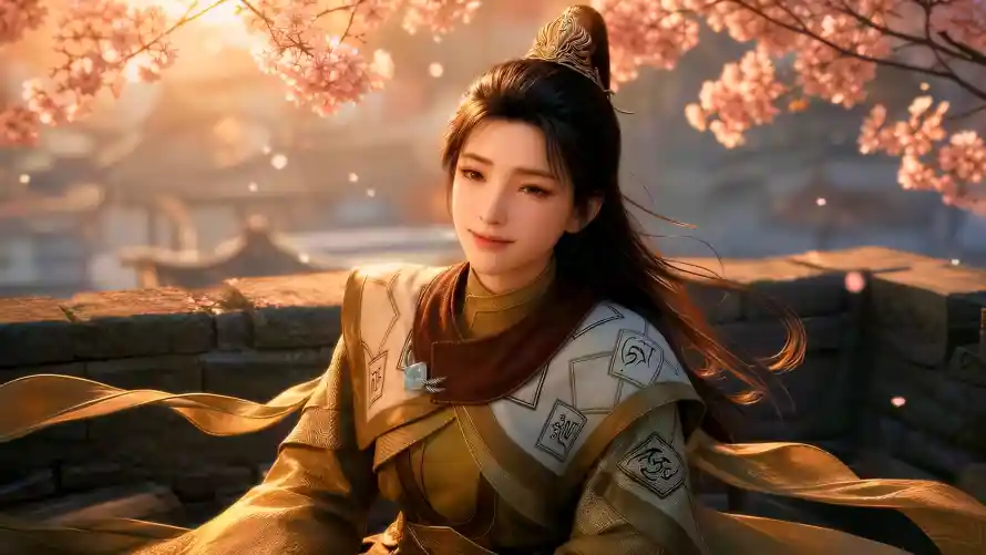 2k仙侠壁纸-国风 - 城墙-暖阳「哲风壁纸」