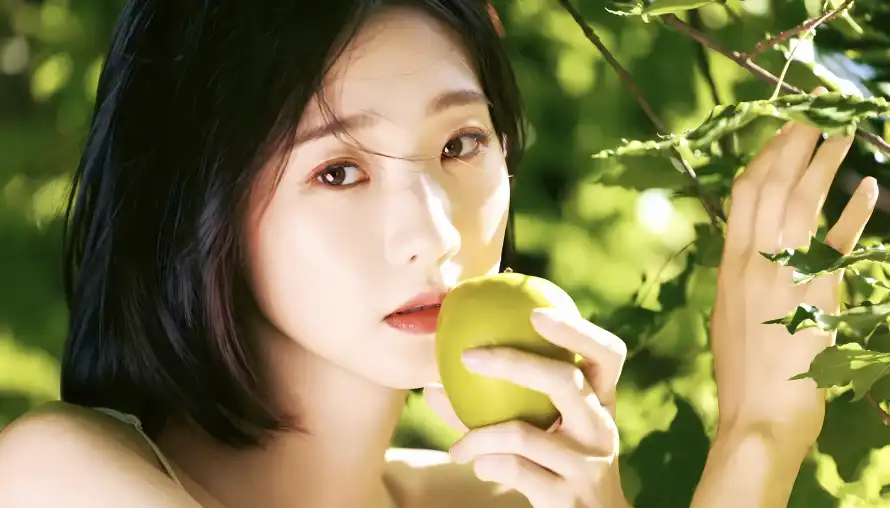 5k侧脸壁纸-写真 - 吊带-少女「哲风壁纸」