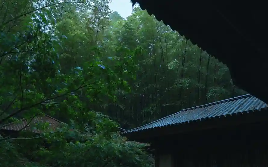 2k古屋壁纸-屋角 - 山景-山林「哲风壁纸」