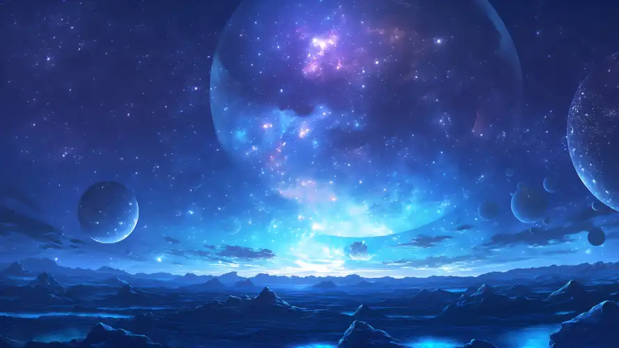4k夜空壁纸-宇宙 - 星云-星光「哲风壁纸」