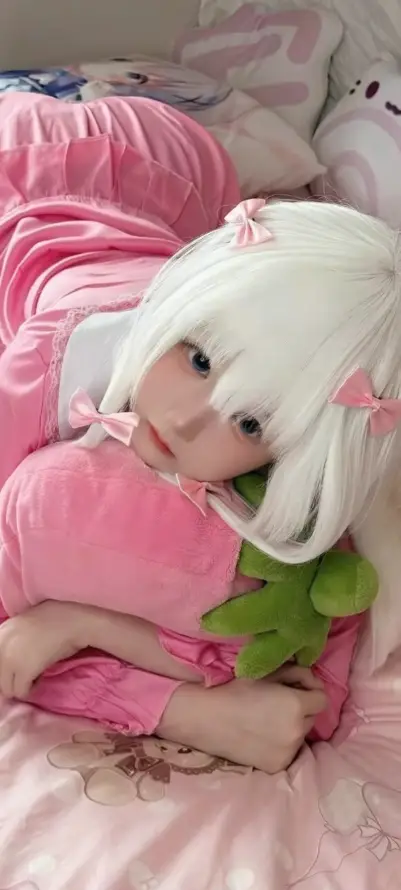 4k卧室壁纸 - 和风 - 少女 - 床上「哲风壁纸」