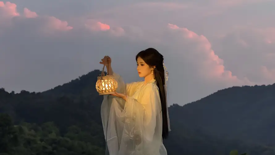 4k仙气壁纸 - 古风 - 女神 - 山景「哲风壁纸」