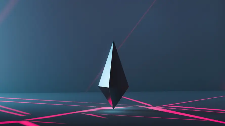 2k3D壁纸-几何 - 抽象-棱锥「哲风壁纸」