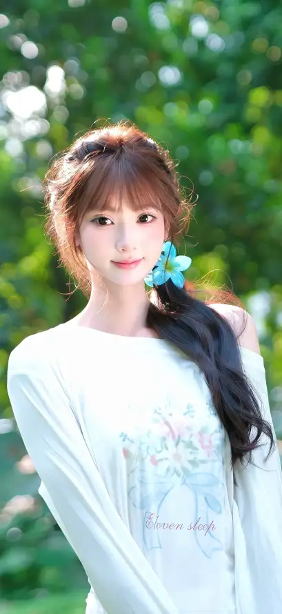 4k人像壁纸 - 少女 - 户外 - 清新「哲风壁纸」