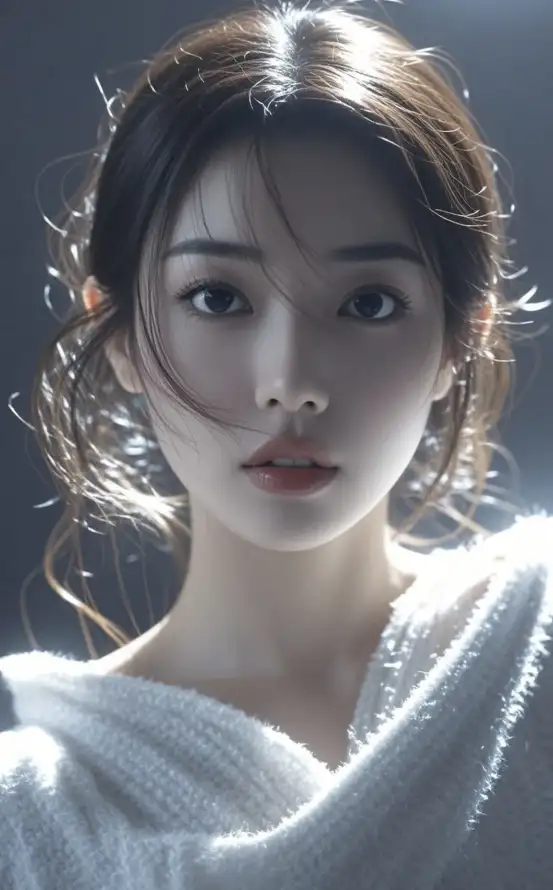 4k侧脸壁纸 - 写真 - 冷调 - 少女「哲风壁纸」