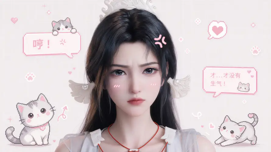 4k傲娇壁纸-可爱 - 宋玉-少女「哲风壁纸」