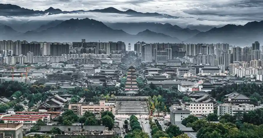 3k秦岭壁纸-绿树 - 航拍-西安「哲风壁纸」