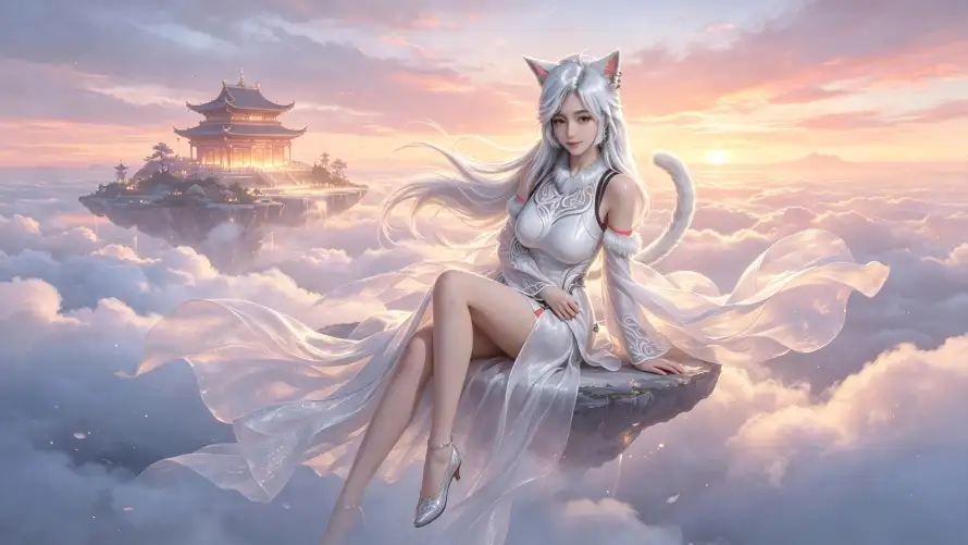 3k云海壁纸-云端 - 仙侠-仙宫「哲风壁纸」