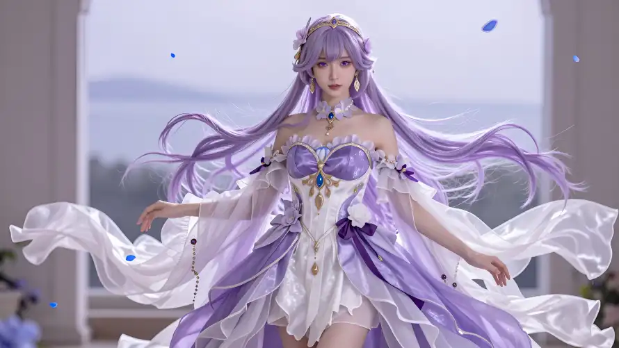3k优雅壁纸-室内 - 梦幻-窗边「哲风壁纸」