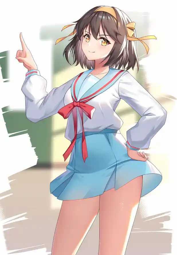 4k校园壁纸 - 校服 - 二次元 - 水手服「哲风壁纸」