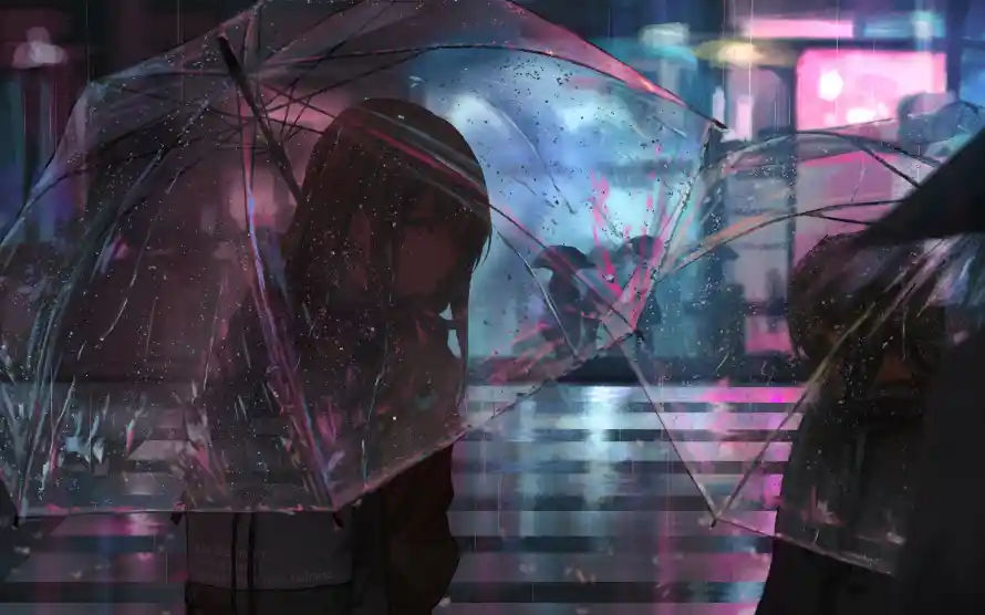 3k雨夜壁纸-冷色调 - 斑马线-氛围感「哲风壁纸」 3k雨夜壁纸-冷色调 - 斑马线-氛围感「哲风壁纸」
